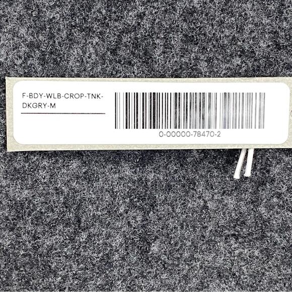 Everlane Cozy Stretch Tank Womens M Wool Yak Dark Grey Elevated Basic Luxury NWT - Picture 5 of 12